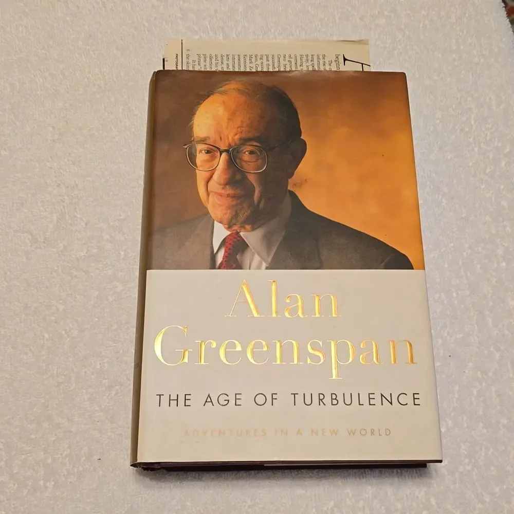 Alan Greenspan Age of Turbulence 2007 First Edition First Printing Hardcover